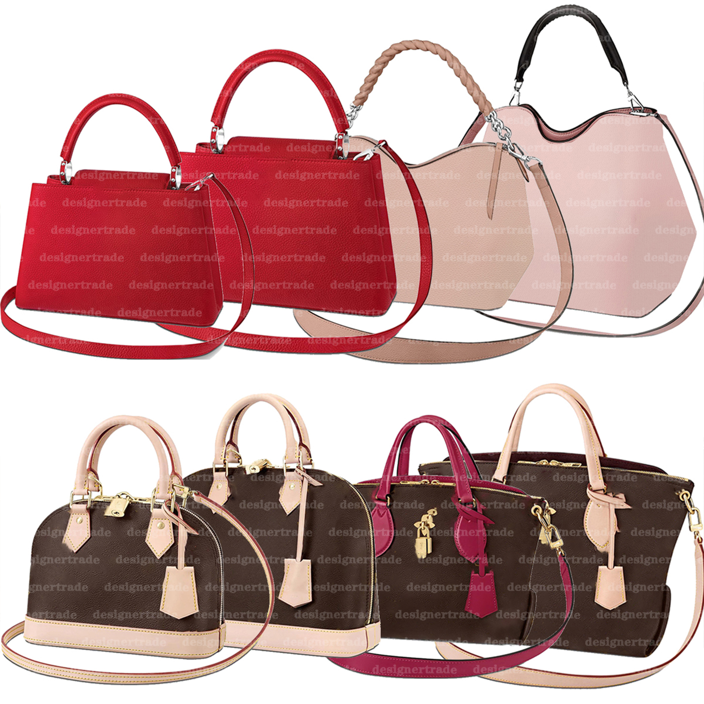 Designer Handbag Shoulder Women Luxurys Designer Bags 2022 Crossbody Bag Handbags Backpack Tote Red Black Pink Pochette Accessories Designertrade, #wd01 23.5/17.5/11.5cm
Designer Handbag Shoulder Women Luxurys Designer Bags 2022 Crossbody Bag Handbags Backpack Tote Red Black Pink Pochette Accessories Designertrade, #wd01 23.5/17.5/11.5cm