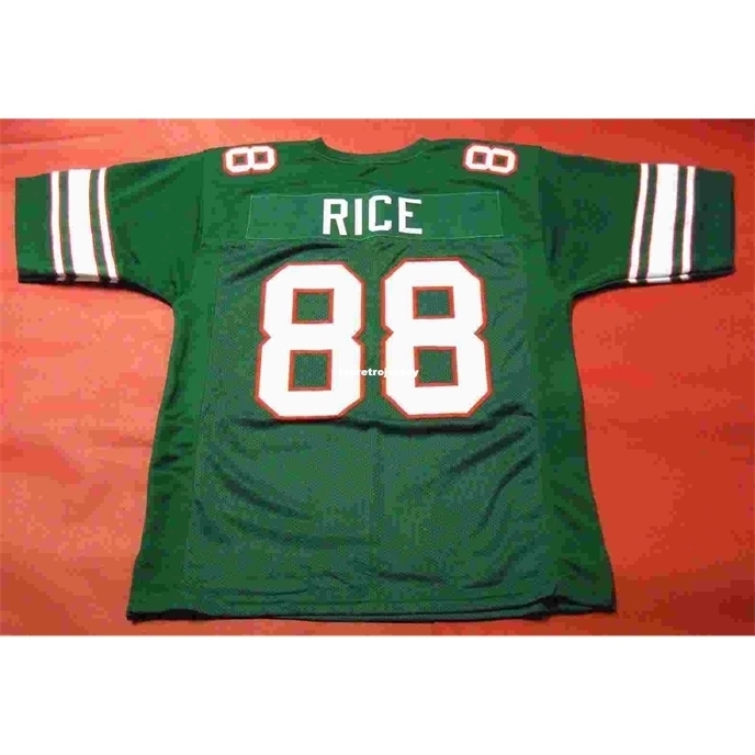 #88 JERRY Cheap retro RICE CUSTOM MISSISSIPPI VALLEY STATE DELTA DEVILS JERSEY GREEN Mens Stitching College Size S-5XL Football jerseys Ncaa
#88 JERRY Cheap retro RICE CUSTOM MISSISSIPPI VALLEY STATE DELTA DEVILS JERSEY GREEN Mens Stitching College Size S-5XL Football jerseys Ncaa