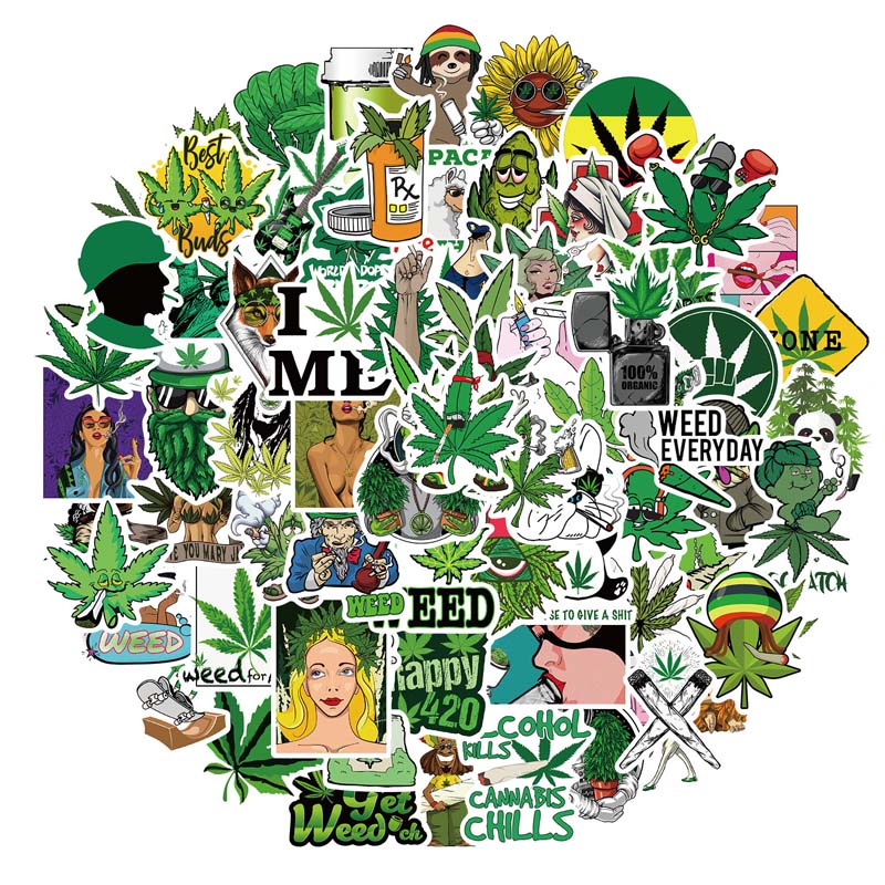 100pcs/Lot Panda Leaves Sticker Plant Character Smoking DIY Stickers For Guitar Kids Tay Game Motorcycle Car Skateboard Luggage Decals, Customize
100pcs/Lot Panda Leaves Sticker Plant Character Smoking DIY Stickers For Guitar Kids Tay Game Motorcycle Car Skateboard Luggage Decals, Customize