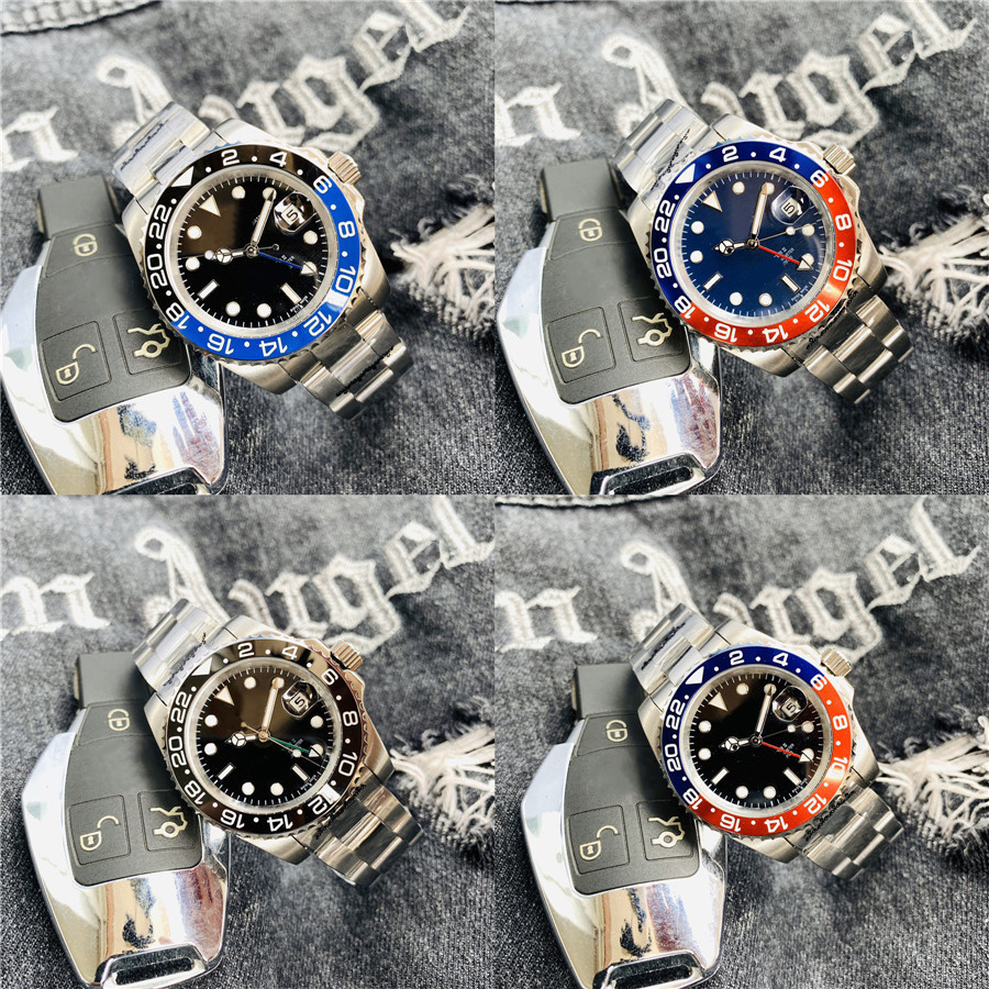 Men Watch GMT-Master II Stainless Steel Strap Automatic Movement Mechanical Cerachrom Watches Master Male Wristwatch 40mm Sapphire Mirror With Box
Men Watch GMT-Master II Stainless Steel Strap Automatic Movement Mechanical Cerachrom Watches Master Male Wristwatch 40mm Sapphire Mirror With Box