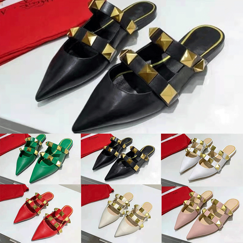 Classic women leather rivet semi-slippers designer flat sandals slippers high quality ladies fashion Non-slip luxury rubber shoes comfortable soft shoe U9NF#, I need look other product
Classic women leather rivet semi-slippers designer flat sandals slippers high quality ladies fashion Non-slip luxury rubber shoes comfortable soft shoe U9NF#, I need look other product