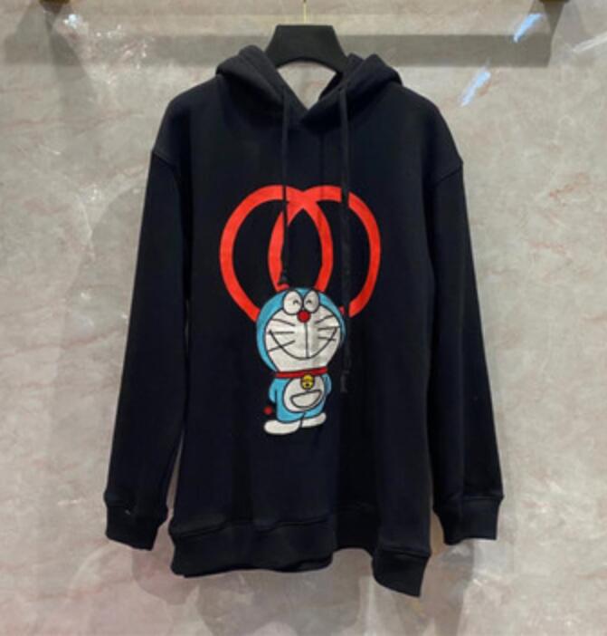women's Clothing Tops Long sleeve Hoodies 2021 fashion family Dingdang Doraemon embroidered cloth Sweater men cotton sweatshirts, Black
women's Clothing Tops Long sleeve Hoodies 2021 fashion family Dingdang Doraemon embroidered cloth Sweater men cotton sweatshirts, Black