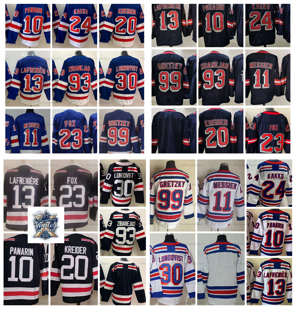 Mens Hockey Jerseys Alexis Lafreniere Kaapo Kakko Artemi Panarin Chris Kreider Mika Zibanejad Adam Fox Henrik Lundqvist Gretzky Messier Shesterkin Trouba Reaves, 2018 winter classic
Mens Hockey Jerseys Alexis Lafreniere Kaapo Kakko Artemi Panarin Chris Kreider Mika Zibanejad Adam Fox Henrik Lundqvist Gretzky Messier Shesterkin Trouba Reaves, 2018 winter classic