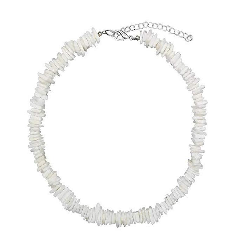 Chokers 2021 Bohemian Natural Puka Shell White Color Irregular Chip Choker Necklace For Women Men Collares De Moda Kolye
Chokers 2021 Bohemian Natural Puka Shell White Color Irregular Chip Choker Necklace For Women Men Collares De Moda Kolye