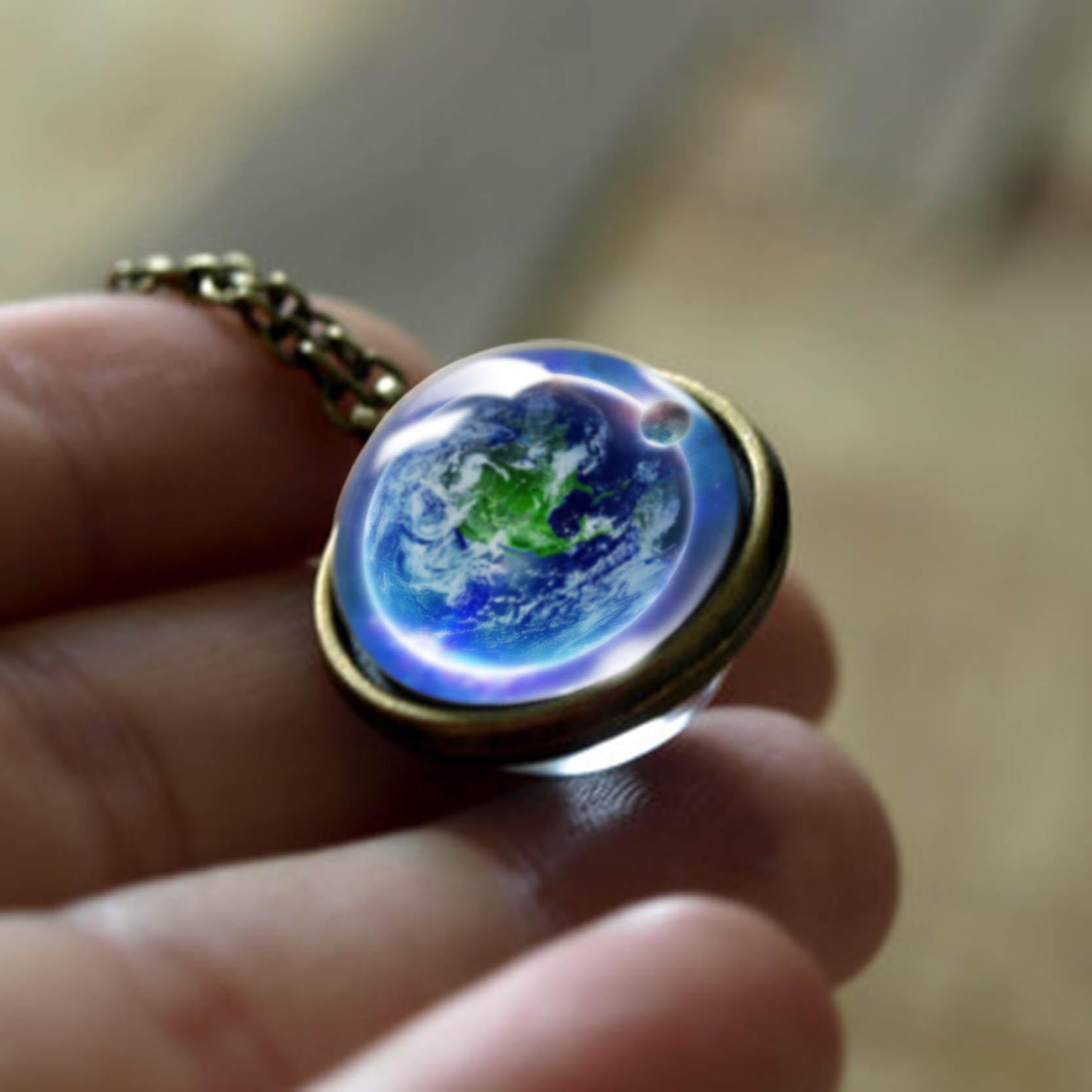 Necklace Bulk Double Sided Planet Nebula Universe Women Mens Glass Art In Statement Handmade For Pendant Jewelry Picture Galaxy Vfwmg, Silver
Necklace Bulk Double Sided Planet Nebula Universe Women Mens Glass Art In Statement Handmade For Pendant Jewelry Picture Galaxy Vfwmg, Silver