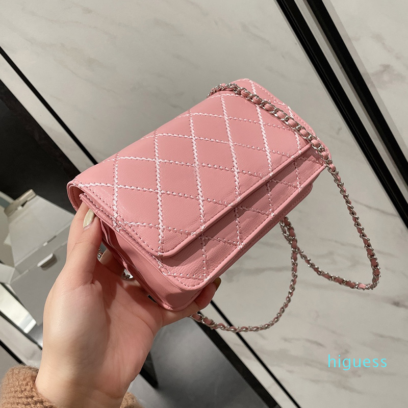 Designer- Women Classic Flap Purse Bags Vintage Fashion Silver Chain Cross Body Shoulder Card Holder Wallet Handbags, Pink
Designer- Women Classic Flap Purse Bags Vintage Fashion Silver Chain Cross Body Shoulder Card Holder Wallet Handbags, Pink