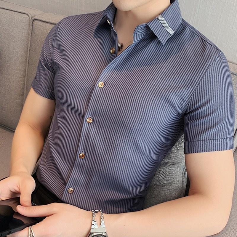 Men's Casual Shirts Mens Shirt Slim Short Sleeve 2022 Summer Vintage Korean Style Turn-Down Collar Single Breasted Fashion Blouse, White;black
Men's Casual Shirts Mens Shirt Slim Short Sleeve 2022 Summer Vintage Korean Style Turn-Down Collar Single Breasted Fashion Blouse, White;black