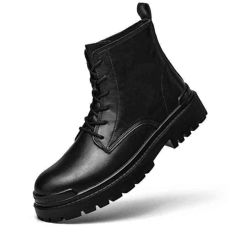 6-hole Martin Boots in Autumn 2021 Men's Secondary Leather Rubber Outsole Leisure Fashion Medium Tube Sho