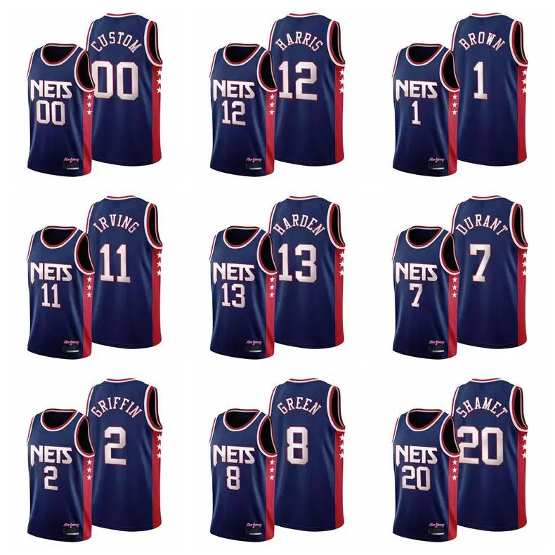 75th Kevin Durant 7 Basketball Jerseys James Harden 13 Kyrie Irving 11 Griffin Joe Harris Navy BrooklynCity Jersey 2021-22 75TH Blue Men Youth Ki, Color12
75th Kevin Durant 7 Basketball Jerseys James Harden 13 Kyrie Irving 11 Griffin Joe Harris Navy BrooklynCity Jersey 2021-22 75TH Blue Men Youth Ki, Color12