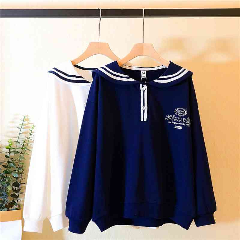 Children's sweater 2021 autumn new college style girls' Lapel long sleeve T-shirt 8 16-year-old children's top
Children's sweater 2021 autumn new college style girls' Lapel long sleeve T-shirt 8 16-year-old children's top