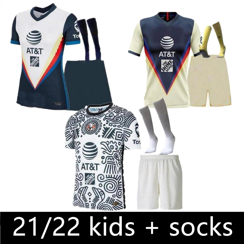 Soccer Jersey kids kit+socks 20 21 22 Liga MX Club America third Yellow 2021 2022 Home GIOVANI OCHOA CORDOVA football Camiseta de Futbol, Black;yellow
Soccer Jersey kids kit+socks 20 21 22 Liga MX Club America third Yellow 2021 2022 Home GIOVANI OCHOA CORDOVA football Camiseta de Futbol, Black;yellow