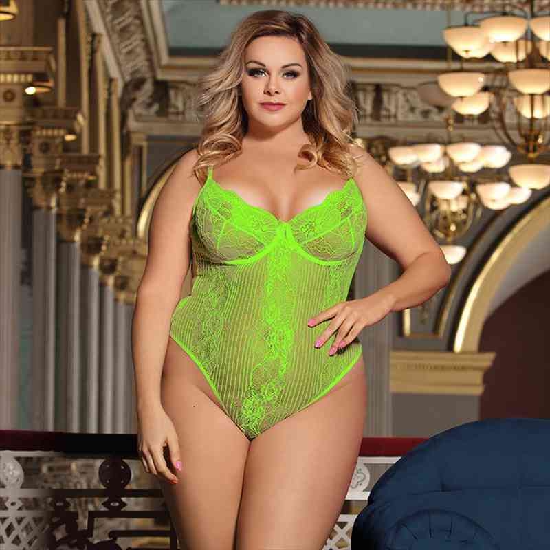Neon Lace Bodysuit Women Plus Size Teddies Lingerie Transparent Body Mujer 3xl 5xl Black Outfits Sling Sexy Jumpsuit Rs80536, Black;white
Neon Lace Bodysuit Women Plus Size Teddies Lingerie Transparent Body Mujer 3xl 5xl Black Outfits Sling Sexy Jumpsuit Rs80536, Black;white