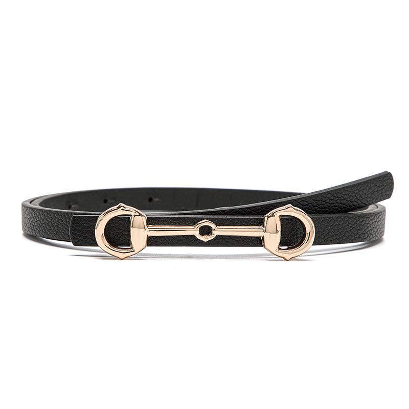 Belts Horsebit Gold Buckle Belt Women Fashion Thin Pu Female Jeans Dress Brand Design Waistband 2022, Black;brown
Belts Horsebit Gold Buckle Belt Women Fashion Thin Pu Female Jeans Dress Brand Design Waistband 2022, Black;brown