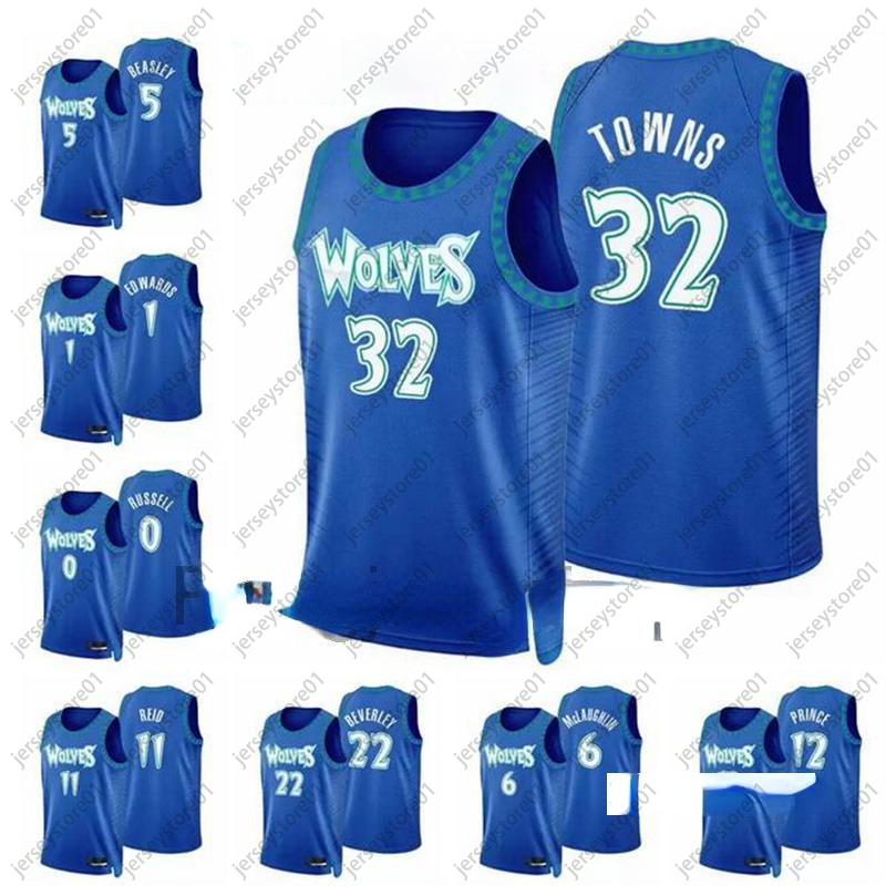 2021-22 New Printed Men Karl-Anthony Towns Patrick Beverley Malik Beasley Taurean Prince Anthony 2021/22 75th Timberwolve jerseys от DHgate WW