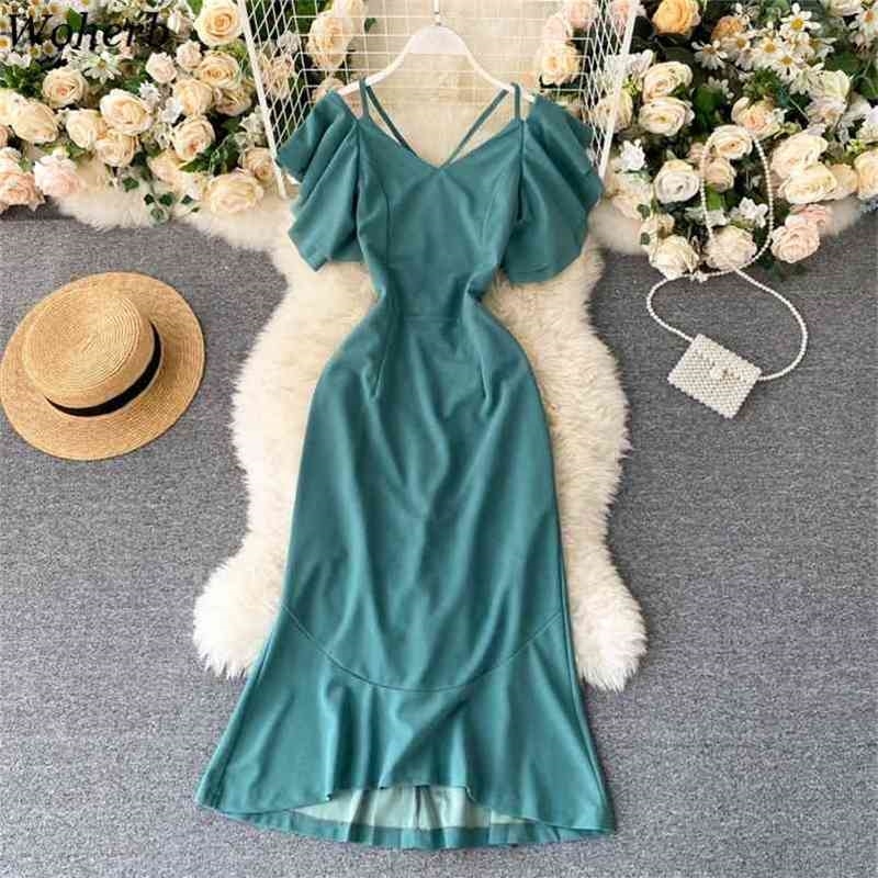 Korean Style Summer Backless Dresses Solid A-line Bandage Pencil Party Dress Elegant Vestidos Sexy Robe Women 210519, Black
Korean Style Summer Backless Dresses Solid A-line Bandage Pencil Party Dress Elegant Vestidos Sexy Robe Women 210519, Black