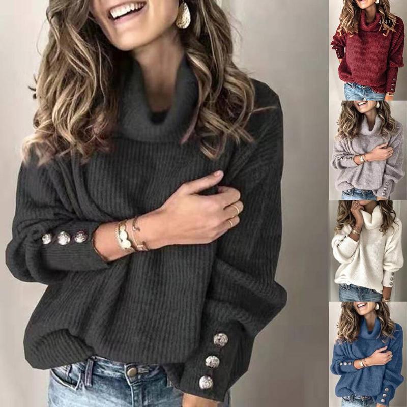 Women' Sweaters CHAMSGEND Womens 2021 Fashion Turtleneck Pullover Button Long Sleeve Loose Knitted Sweater Tops For Women 5XL, Wh
Women' Sweaters CHAMSGEND Womens 2021 Fashion Turtleneck Pullover Button Long Sleeve Loose Knitted Sweater Tops For Women 5XL, Wh
