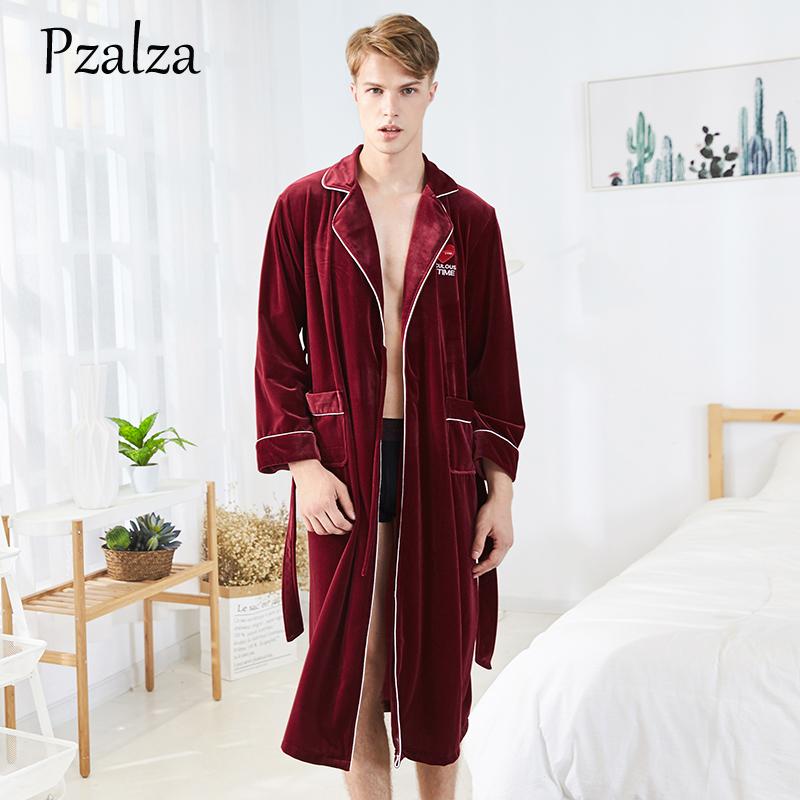 Men's Sleepwear Winter Bath Robe Men Warm Super Soft Velour Long Bathrobe Nice Quality Mens Dressing Gown Letter Male Kimono Homme XL XXL, Black
Men's Sleepwear Winter Bath Robe Men Warm Super Soft Velour Long Bathrobe Nice Quality Mens Dressing Gown Letter Male Kimono Homme XL XXL, Black