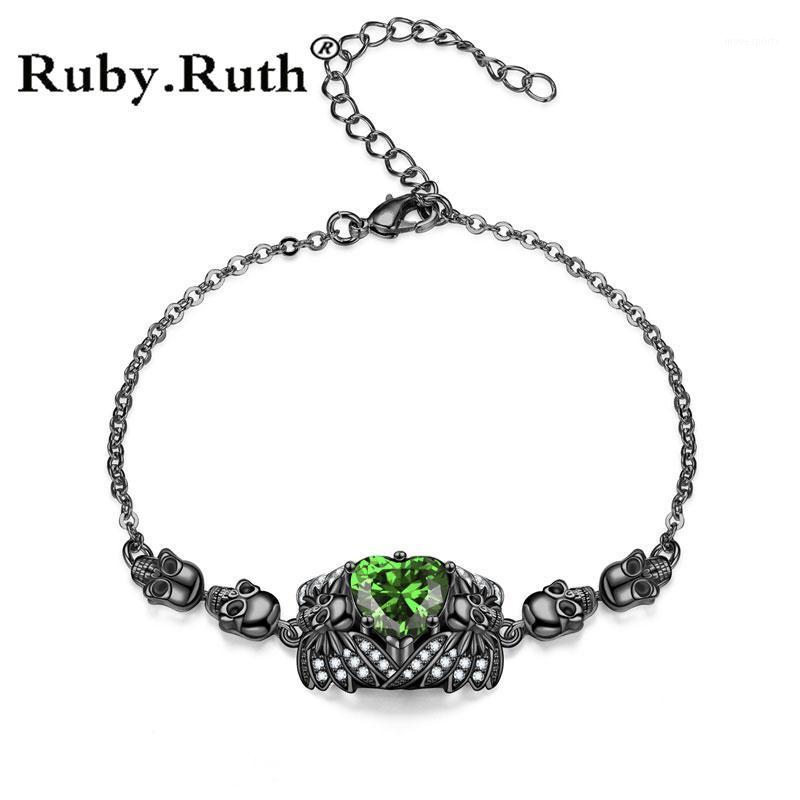 Link, Chain Skull Luxury Black Silver Color Heart Zircon Crystal Bracelet Bangle Charm Women Bracelets Wedding Jewelry Drop1
Link, Chain Skull Luxury Black Silver Color Heart Zircon Crystal Bracelet Bangle Charm Women Bracelets Wedding Jewelry Drop1