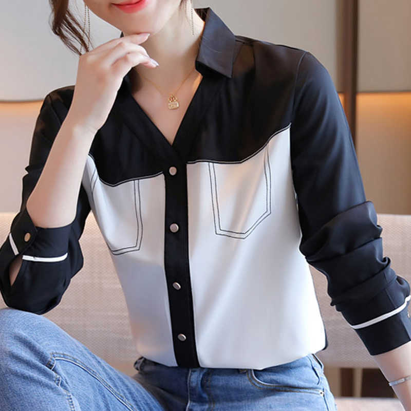 Blouse Women Blusas Mujer De Moda Long Sleeve Chiffon Blouse Shirt Turn Down Collar Office Blouse Women Blouses Blusa D645 210602, As picture
Blouse Women Blusas Mujer De Moda Long Sleeve Chiffon Blouse Shirt Turn Down Collar Office Blouse Women Blouses Blusa D645 210602, As picture