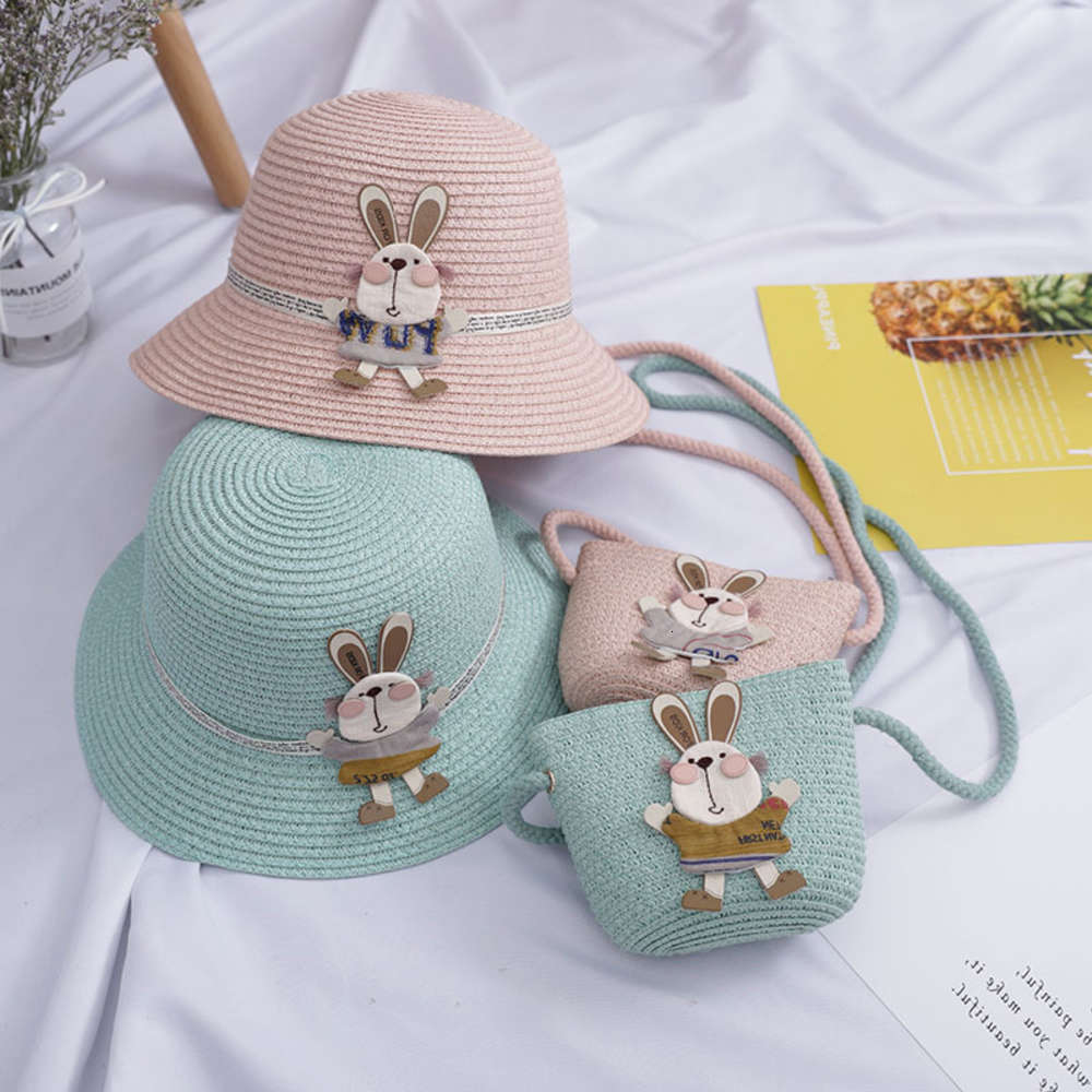 Sun hat for children children's straw cute cartoon summer girl sun Beach hat bag, Yellow
Sun hat for children children's straw cute cartoon summer girl sun Beach hat bag, Yellow