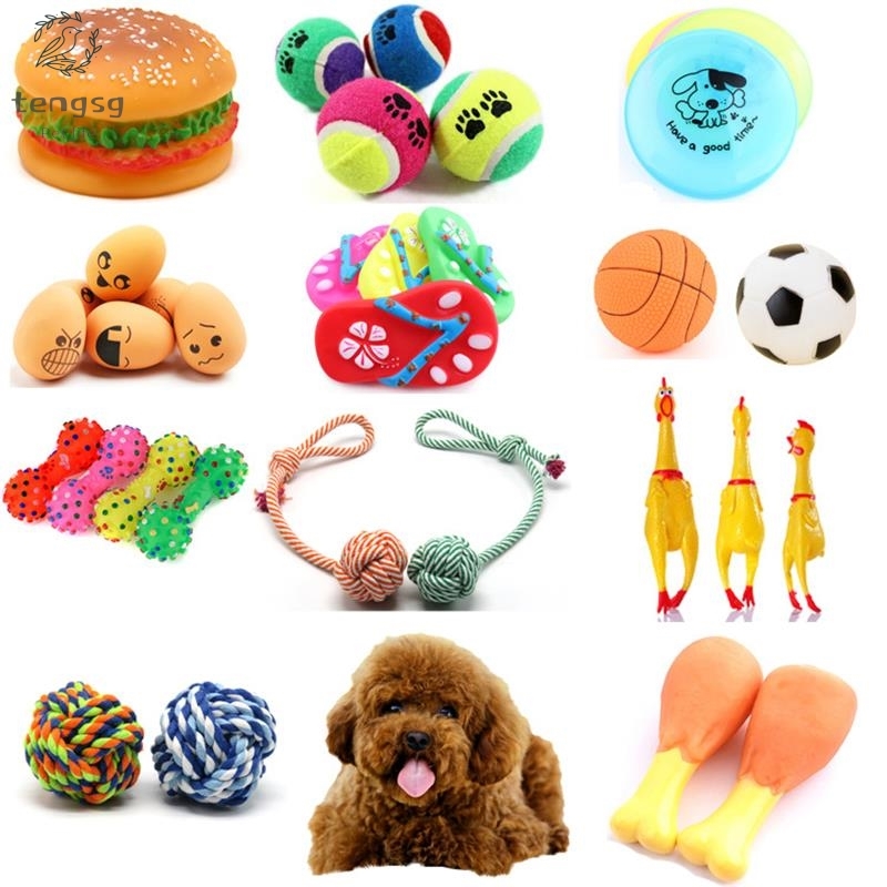 Pet Supplies Dog Leisure Educational Toy Ball Sounding Molar Teeth Training Pulling Educational Natural Rubber Dog Toys