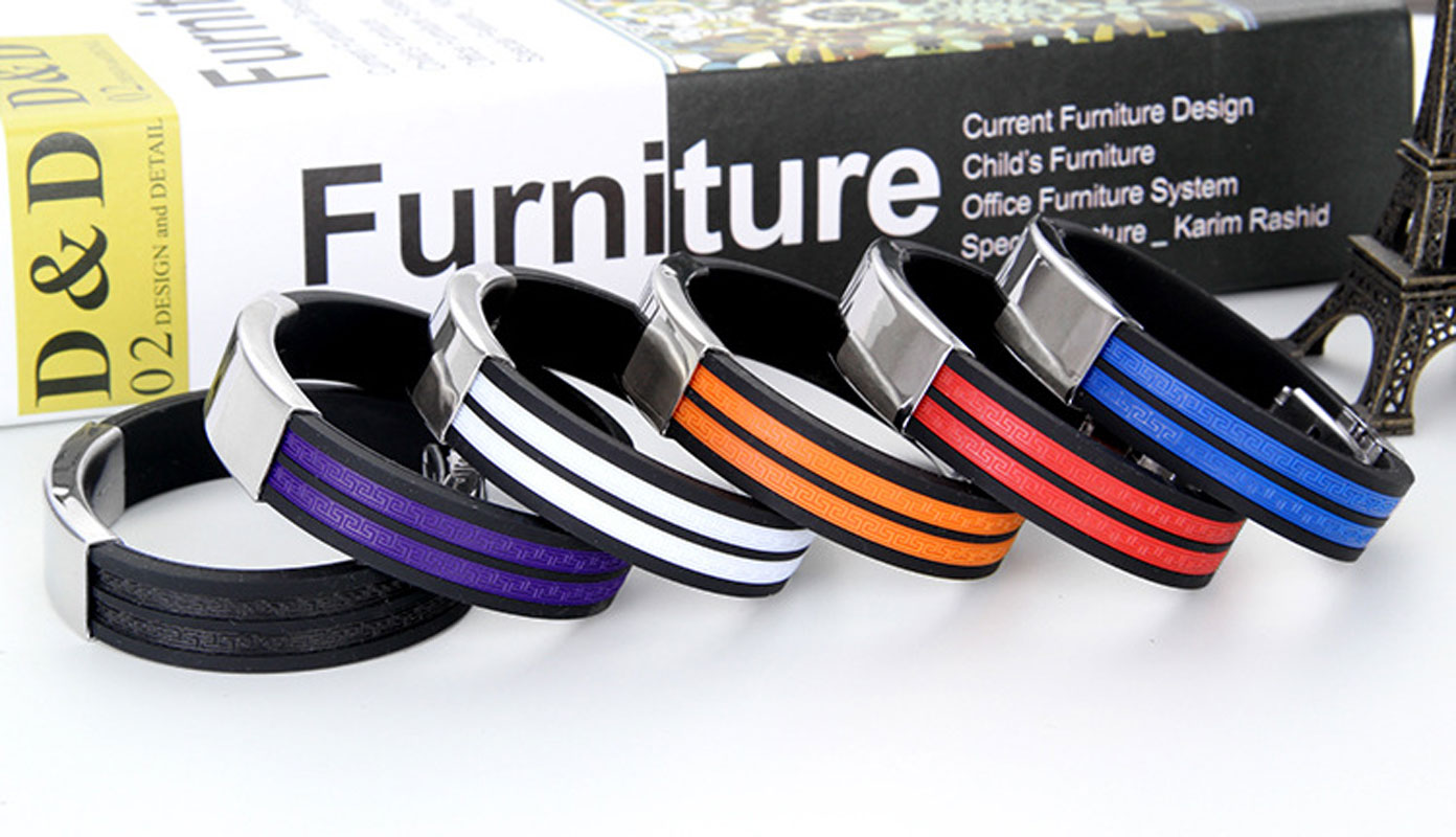 14mm band width designer medical label bracelets stainless steel with silicone jewelry for men and women NE1241
14mm band width designer medical label bracelets stainless steel with silicone jewelry for men and women NE1241