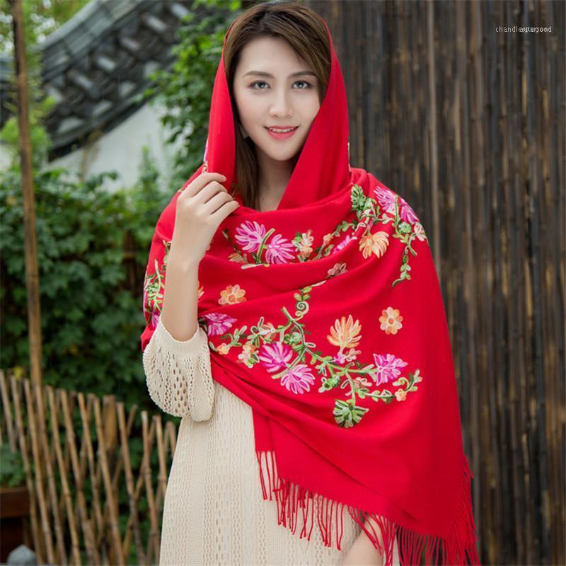 Scarves 2021 Winter Warm Cashmere Scarf Ethnic Embroidery Women's Long Tassels Female Shawls & Wraps Wool Blanket Scarves1
Scarves 2021 Winter Warm Cashmere Scarf Ethnic Embroidery Women's Long Tassels Female Shawls & Wraps Wool Blanket Scarves1