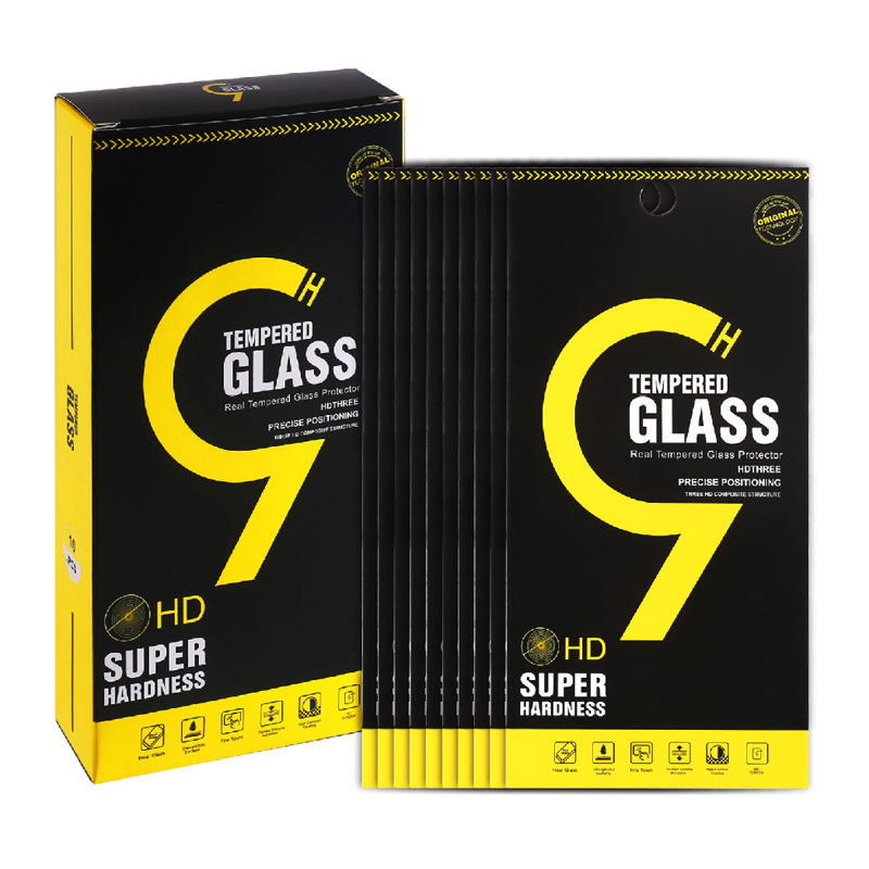 Empty Tempered Glass Screen Protector Retail Package Box Only For 4.0 - 6.0 inchiPhone 12 11 X XS 8 7 6 6S Plus Samsung Huawei XiaoMi RedMi MOTO LG
