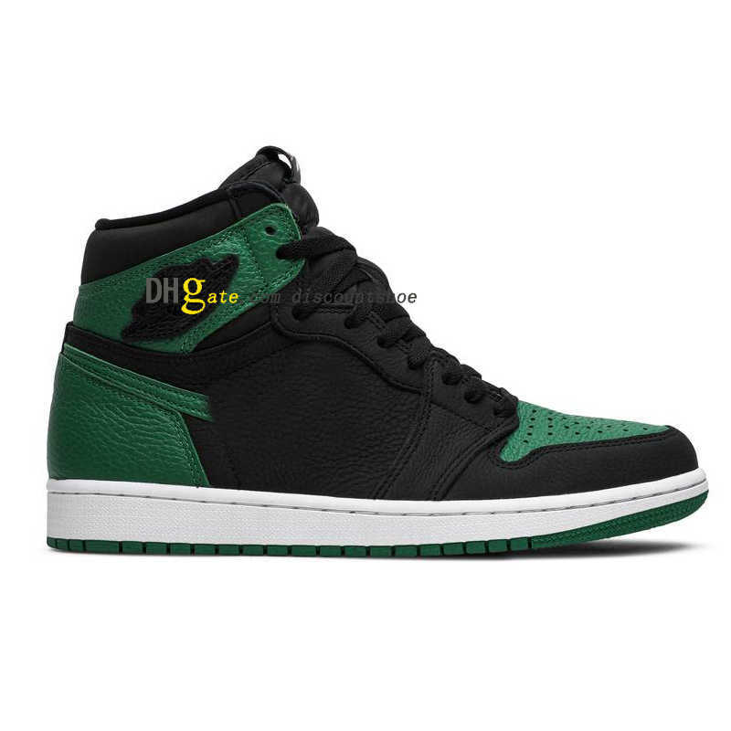 

1 High OG Pine Green 2.0 Basketball shoes 1s Sneakers 555088 030, Pine green 2.0 (without shoe box)