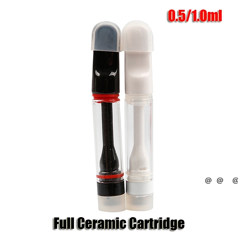 newFull Ceramic Cartridge No Leaking 0.5ml 1.0ml Atomizer Black White Coil Mouthpiece Thick Oil Vape Pen Tank For Preheat Battery EWF6102
newFull Ceramic Cartridge No Leaking 0.5ml 1.0ml Atomizer Black White Coil Mouthpiece Thick Oil Vape Pen Tank For Preheat Battery EWF6102