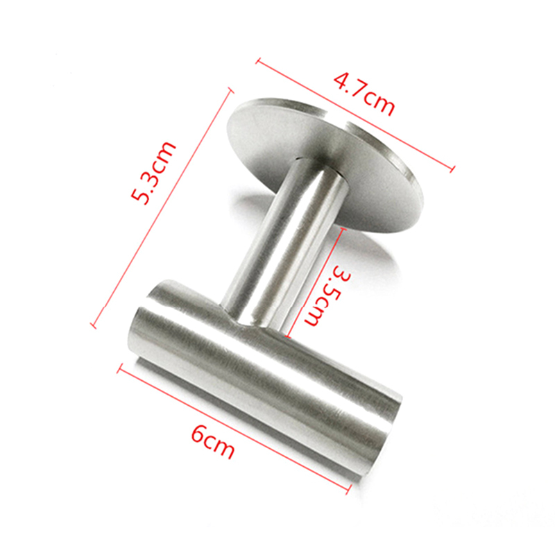Kitchen Hook Self Adhesive Home Wall Door Hook Key Holder Stainless Steel Whaterproof Multi-Purpose Bathroom Storage Hooks
