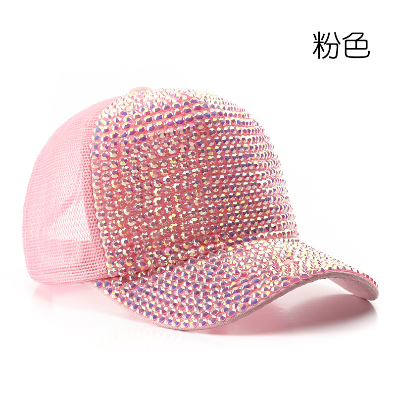 Ball Caps Cross-Border Spring and Summer Womens Korean-Style Fashion Diamond Baseball Cap Personalized Rhinestone Mesh Outdoor Sun Protection, Blue
Ball Caps Cross-Border Spring and Summer Womens Korean-Style Fashion Diamond Baseball Cap Personalized Rhinestone Mesh Outdoor Sun Protection, Blue