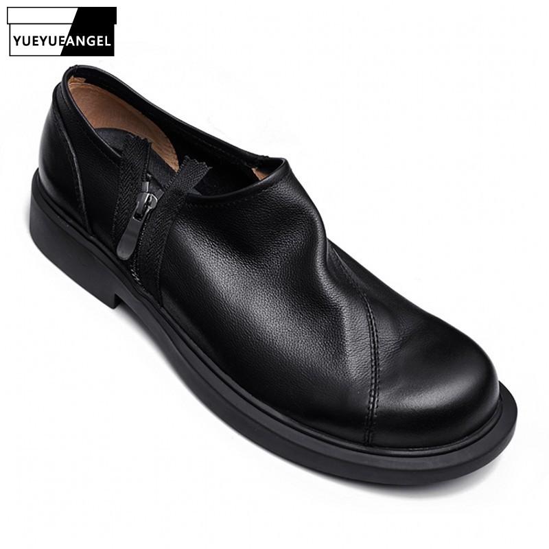 Dress Shoes Round Toe Genuine Leather British Style Concise Low-Top Business Vintage Solid Non-Slip Fashion Mens 2021, Black
Dress Shoes Round Toe Genuine Leather British Style Concise Low-Top Business Vintage Solid Non-Slip Fashion Mens 2021, Black