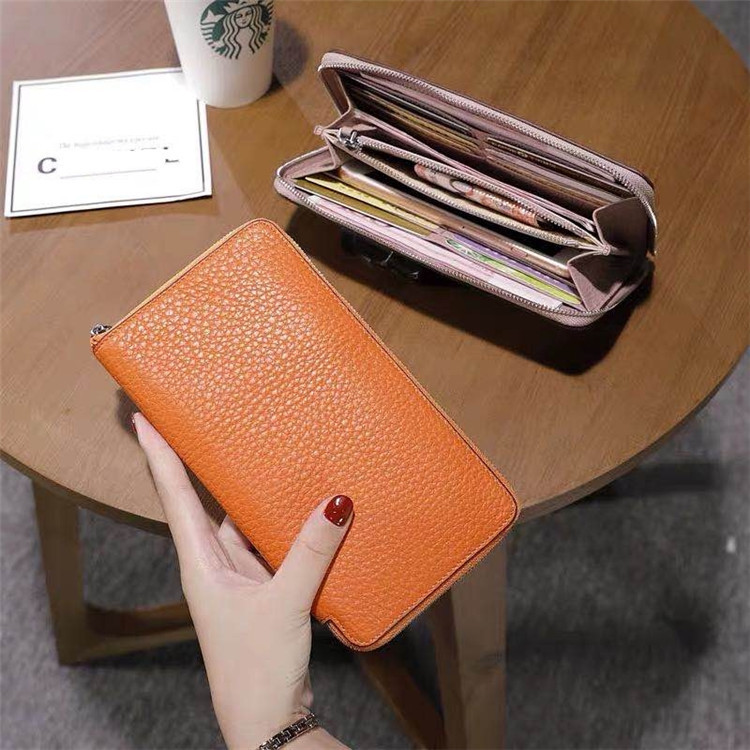 Women's wallet new zipper litchi pattern fashion simple atmosphere leather Purses Luxury Outlet, Black
Women's wallet new zipper litchi pattern fashion simple atmosphere leather Purses Luxury Outlet, Black