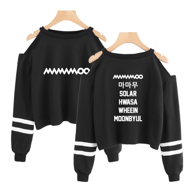 Women' Hoodies & Sweatshirts MAMAMOO White Wind Crop Top Women Off Shoulder Hip Hop Korean Kpop Summer Long Sleeve Sweatshirt Clothes Stree, 33- black
Women' Hoodies & Sweatshirts MAMAMOO White Wind Crop Top Women Off Shoulder Hip Hop Korean Kpop Summer Long Sleeve Sweatshirt Clothes Stree, 33- black