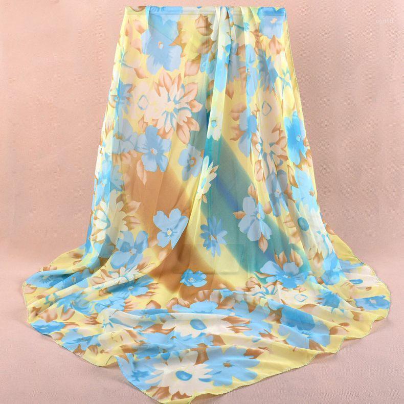 Scarves 2021 FAL/WIN Rainbow Flower Print Chiffon Scarf Silk Square Hijab Cool Shawl Ladies Foulard Femme Hair Bufanda Mujer, Blue;gray
Scarves 2021 FAL/WIN Rainbow Flower Print Chiffon Scarf Silk Square Hijab Cool Shawl Ladies Foulard Femme Hair Bufanda Mujer, Blue;gray