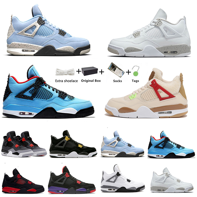 2022 4s Basketball Shoes Wild Things White Oreo Veterans Day University Blue Toro Bravo Thunder Taupe Haze Tattoo Day men women trainers sports shoe With box, Item#14
2022 4s Basketball Shoes Wild Things White Oreo Veterans Day University Blue Toro Bravo Thunder Taupe Haze Tattoo Day men women trainers sports shoe With box, Item#14
