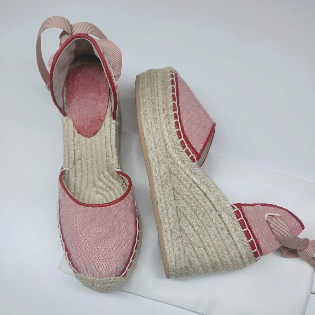 Designer Sandals Women Espadrille Strap Round Wedge Heel Heels Fashion Genuine Leather Fisherman Wedding Dress Party Shoes With Box Q-39, Link product:#1
Designer Sandals Women Espadrille Strap Round Wedge Heel Heels Fashion Genuine Leather Fisherman Wedding Dress Party Shoes With Box Q-39, Link product:#1