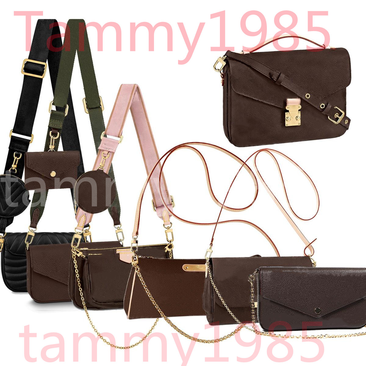 High quality Shoulder Bag Women Luxurys Designers Bags 2021 Handbag Crossbody Mini Coin Purse Key Pouch Wallet Card Holder, Dark green +brown flower #002
High quality Shoulder Bag Women Luxurys Designers Bags 2021 Handbag Crossbody Mini Coin Purse Key Pouch Wallet Card Holder, Dark green +brown flower #002