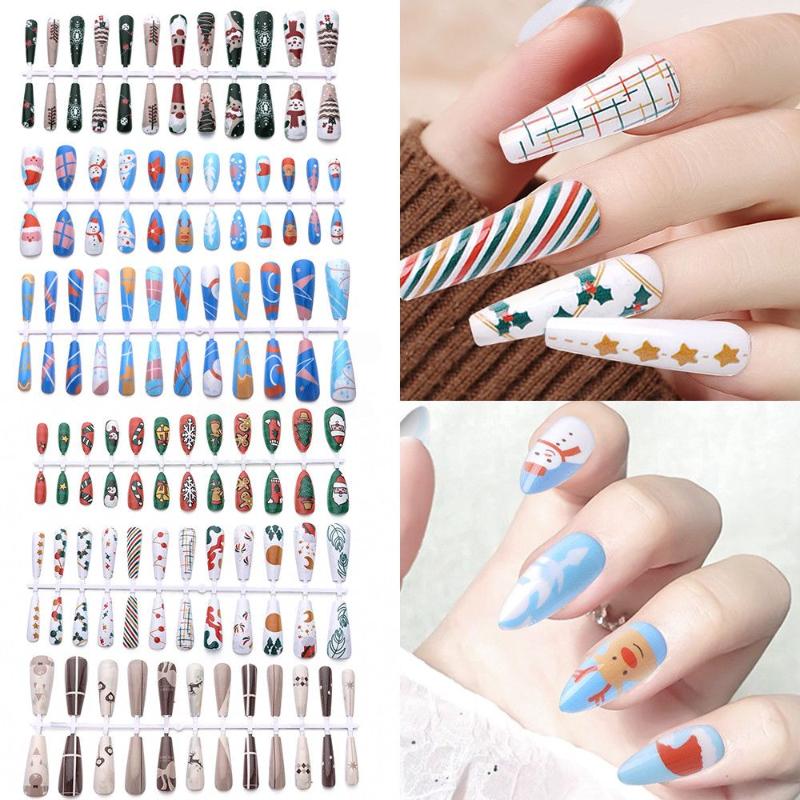 False Nails Elk Full Cover Snowflake Manicure Tools Christmas Fake Nail Art Extension Long Ballerina Coffin Tips, Red;gold
False Nails Elk Full Cover Snowflake Manicure Tools Christmas Fake Nail Art Extension Long Ballerina Coffin Tips, Red;gold