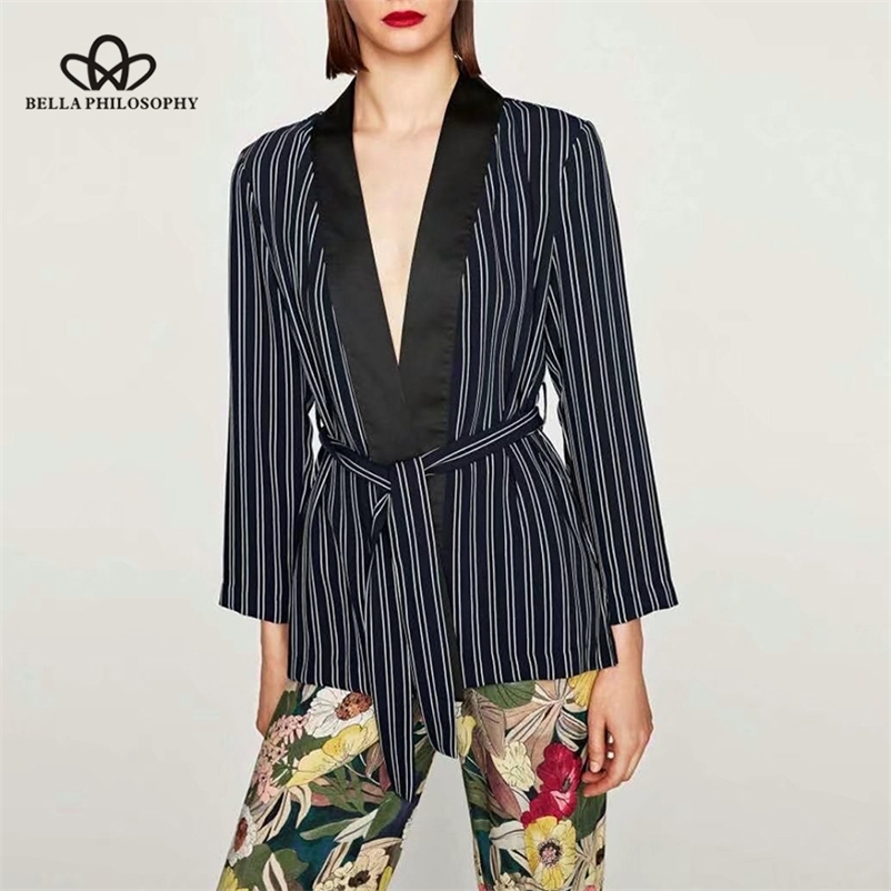 Autumn Winter Coat Women Fashion Patwork Stripe Outwear Female Casual Long Sleeve Sashes coat Jacket 210519, Striped
Autumn Winter Coat Women Fashion Patwork Stripe Outwear Female Casual Long Sleeve Sashes coat Jacket 210519, Striped