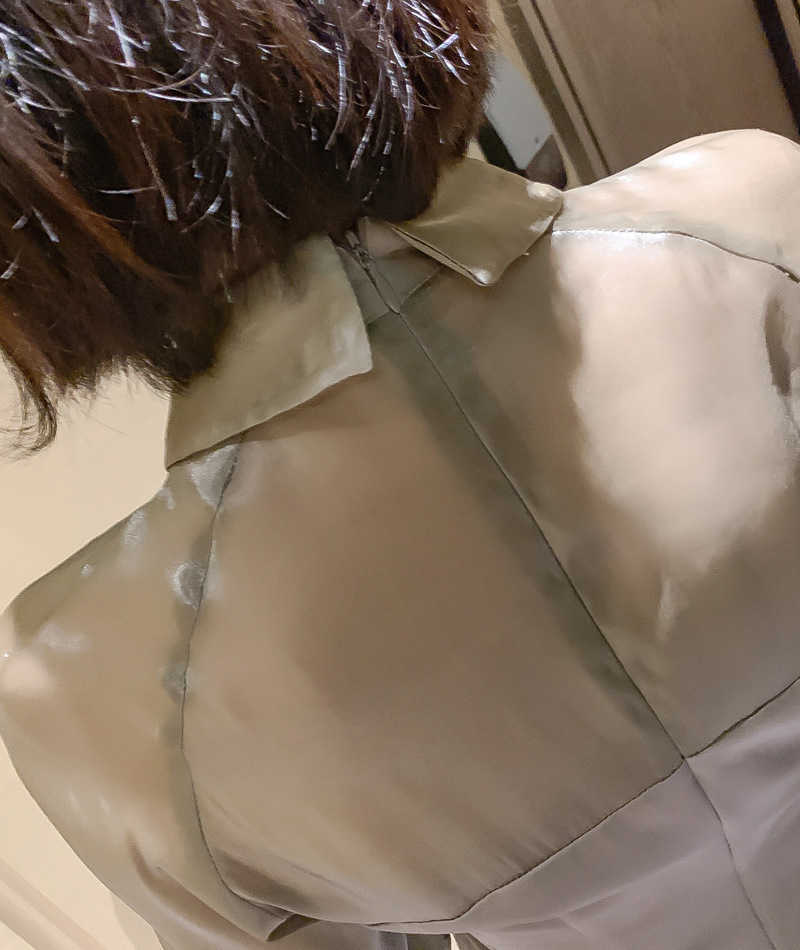 Korean Casual Women Shirt Dress Office Ladies Elegant Long Sleeve Patchwork Mini Dresses Spring Female Vestidos 210608