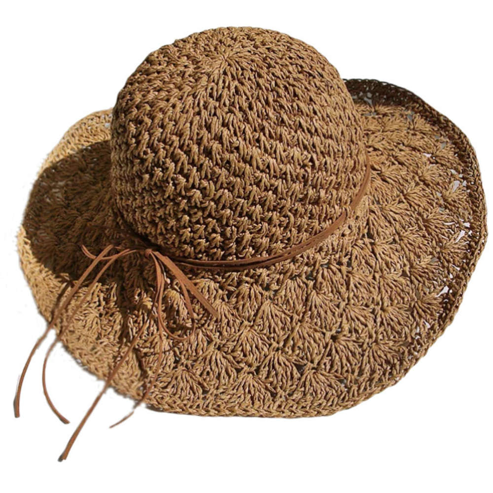 Sun hat foldable Lafite female summer big eaves hollow out beach woven sun Hat, Blue;gray
Sun hat foldable Lafite female summer big eaves hollow out beach woven sun Hat, Blue;gray