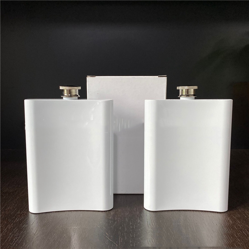 8oz Blank Sublimation Portable 304 Stainless Steel Hip Flask Flagon Whisky Wine Alcohol Bottle VT1930 Free shipping