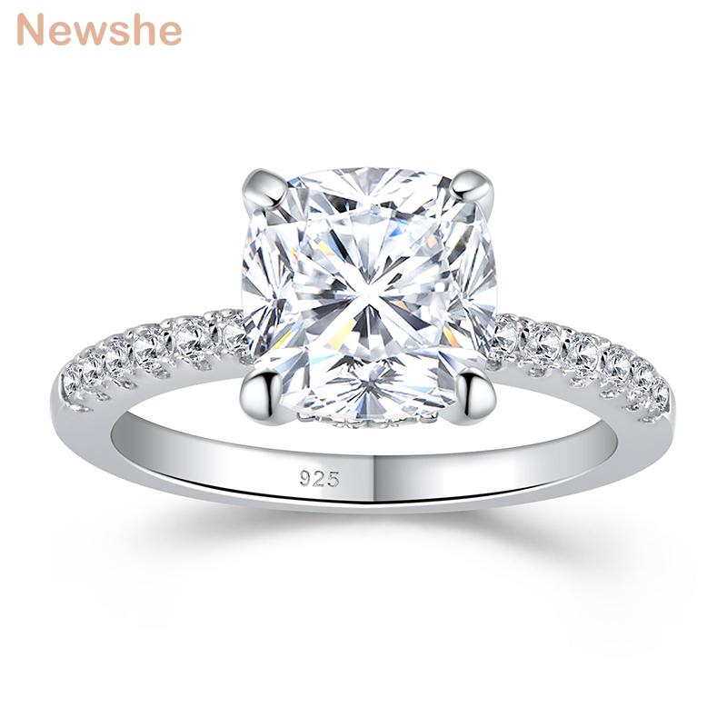Cluster Rings She Solid 925 Sterling Silver Engagement For Women 2.2 Ct Cushion Cut CZ Wedding Ring Special Fine Jewelry BR1146, Golden;silver
Cluster Rings She Solid 925 Sterling Silver Engagement For Women 2.2 Ct Cushion Cut CZ Wedding Ring Special Fine Jewelry BR1146, Golden;silver
