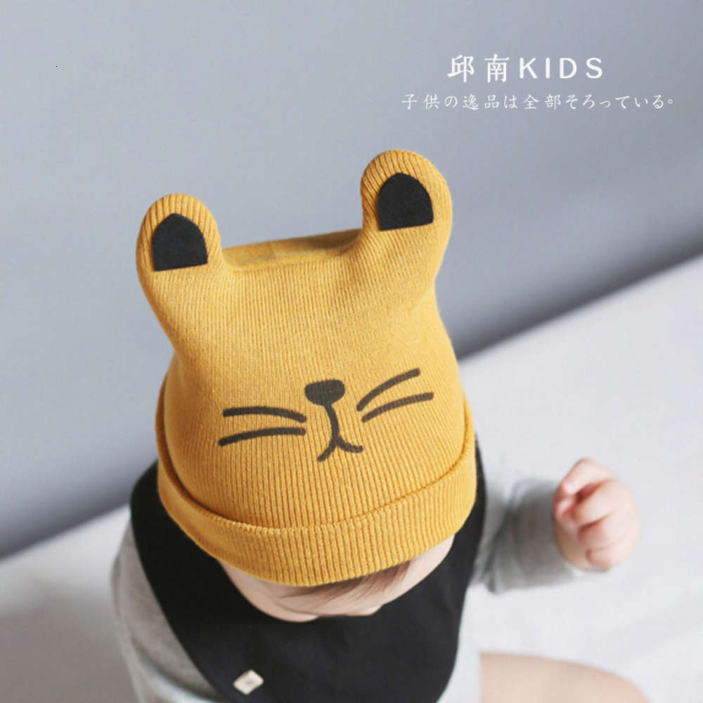 Qiunan Baby Hat autumn and winter warm cat turned brim wool hat men's women's baby hood children's knitting, Yellow
Qiunan Baby Hat autumn and winter warm cat turned brim wool hat men's women's baby hood children's knitting, Yellow