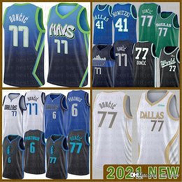 2021 New Basketball Jersey DallasMavericksMens Luka Kristaps 6 Porzingis 77 Doncic Dirk 41 Nowitzki Mesh Retro Multi, Black;red
2021 New Basketball Jersey DallasMavericksMens Luka Kristaps 6 Porzingis 77 Doncic Dirk 41 Nowitzki Mesh Retro Multi, Black;red