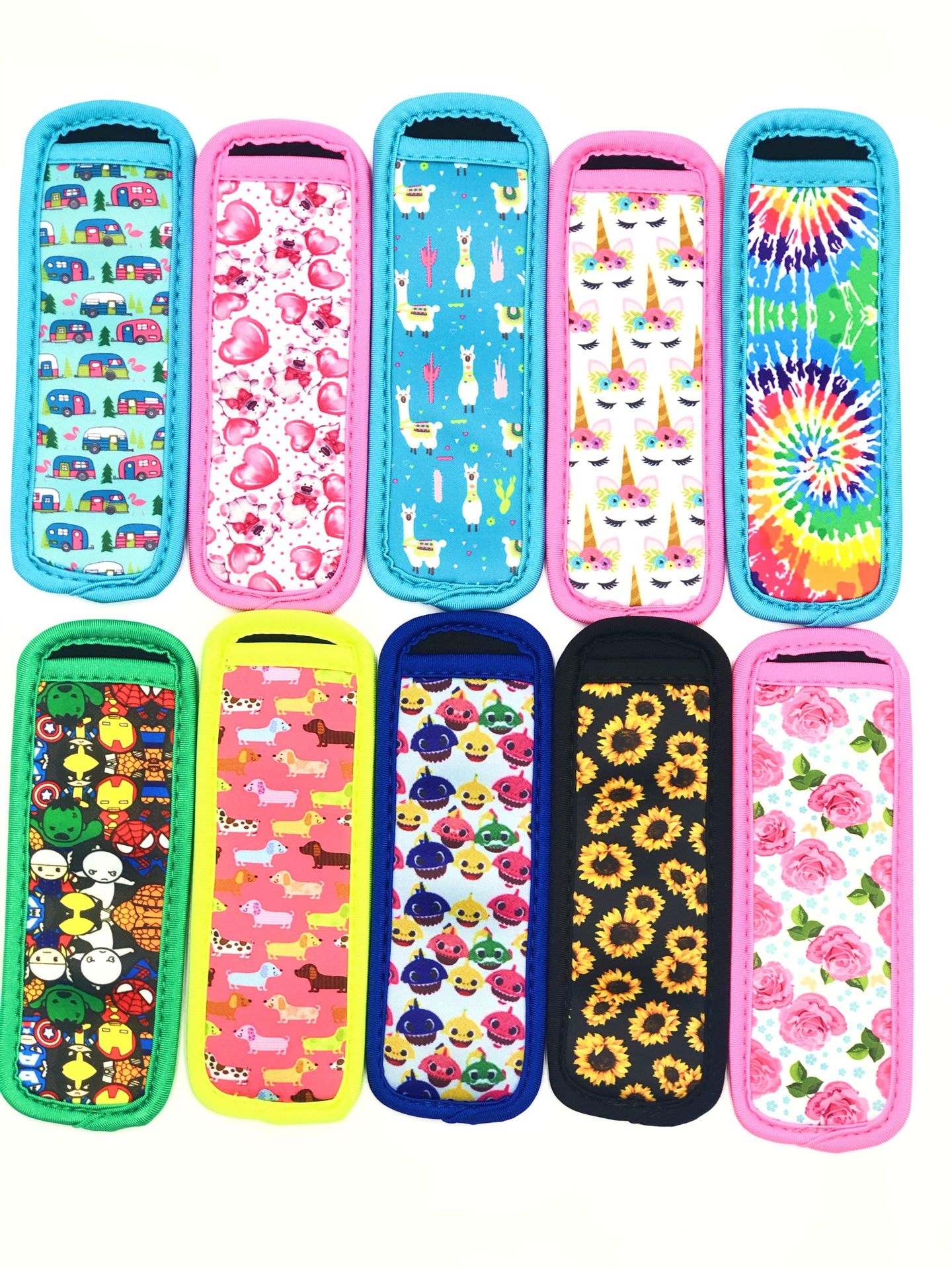 Reusable sicle Bags Freezer Antifreezing Ice Holders Neoprene Insulator Sleeves EEB3729 Free shipping