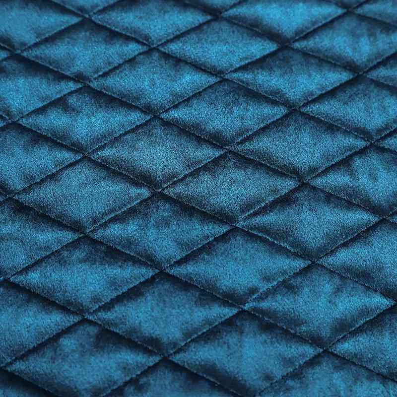 Quilted fabric cushion roll embossed semi-finished Italian velvet sofa cover accessories lace, Elegant blue 1
Quilted fabric cushion roll embossed semi-finished Italian velvet sofa cover accessories lace, Elegant blue 1