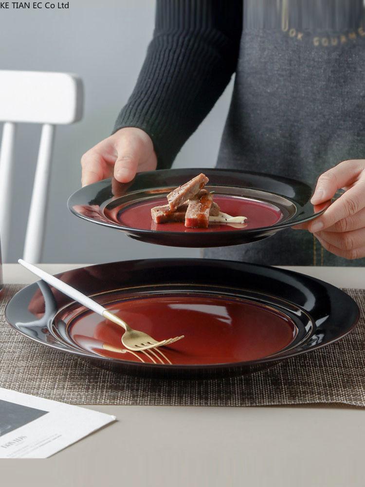 Dishes & Plates Japanese Ceramic Straw Hat Plate Tableware Household Western Steak Flat 11 Inch Fruit Snack Salad Kitchen
Dishes & Plates Japanese Ceramic Straw Hat Plate Tableware Household Western Steak Flat 11 Inch Fruit Snack Salad Kitchen
